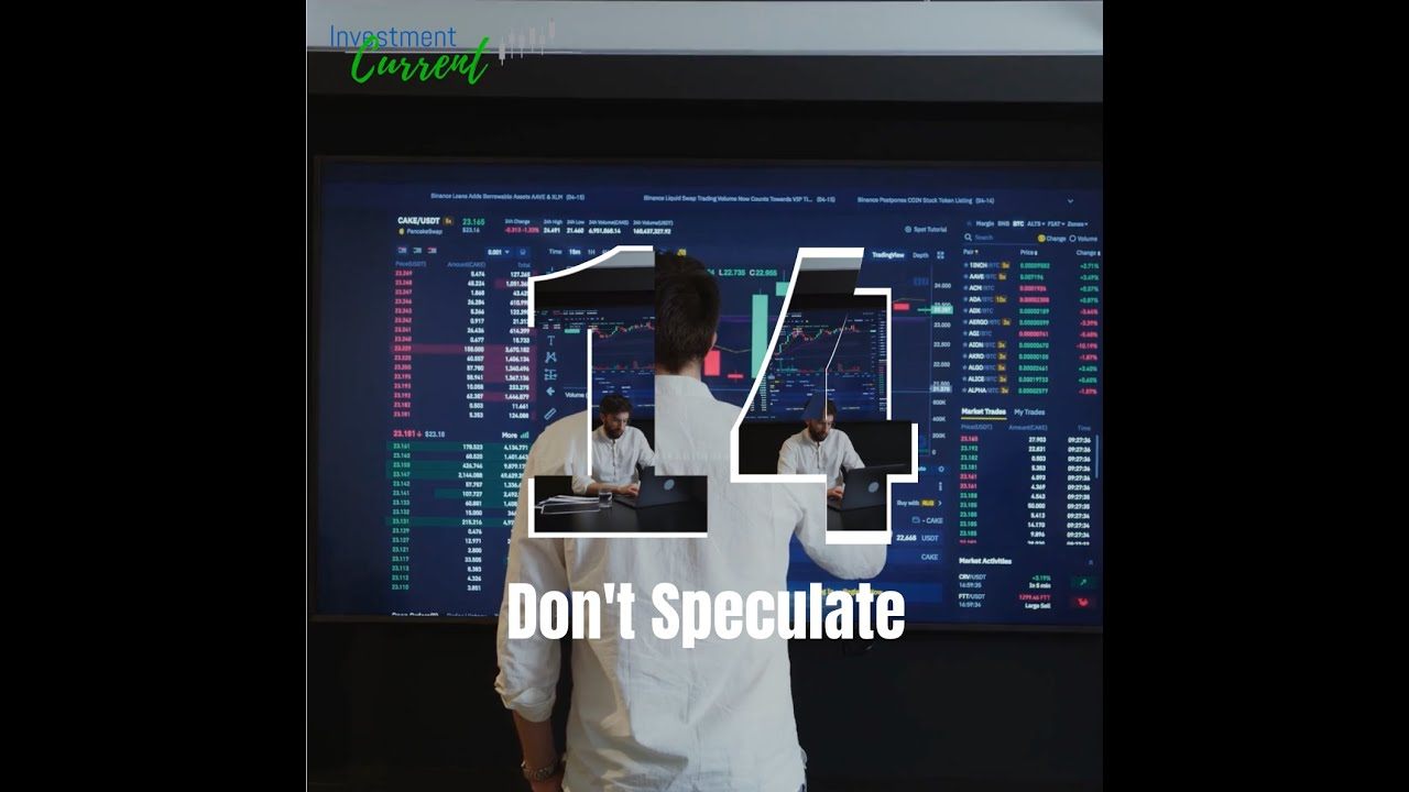 25-Rule Mantra by Douglas Zalesky - Don't Speculate