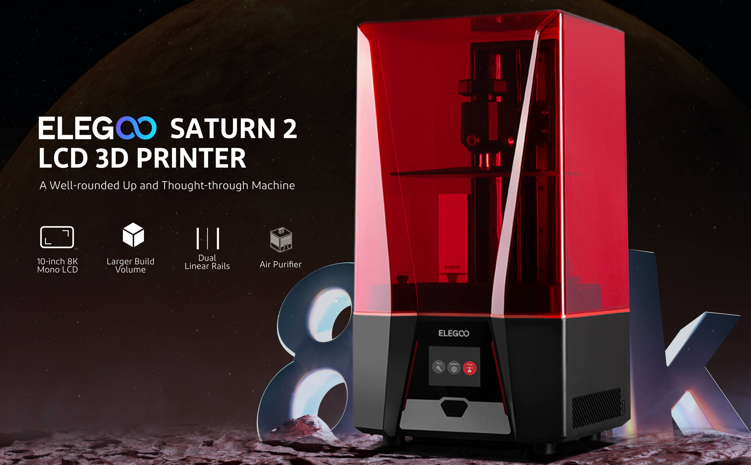 elegoo saturn 2 3d printer