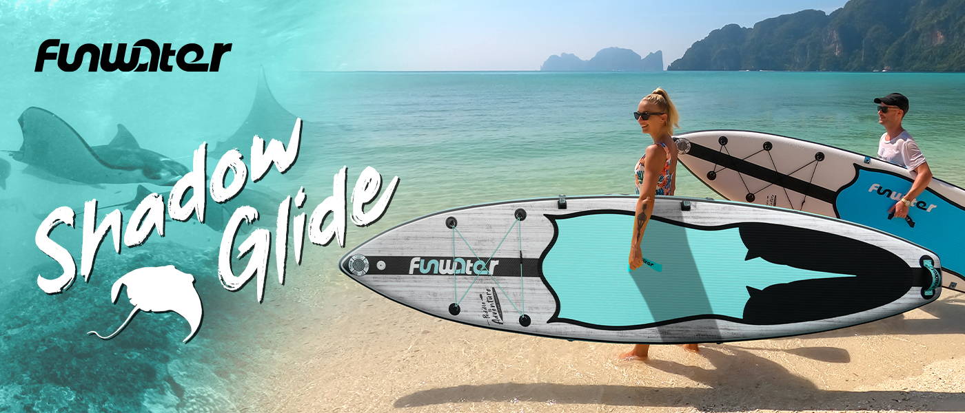 Funwater paddle board shadow glide in Canada