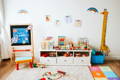 Montessori designed playroom for children.