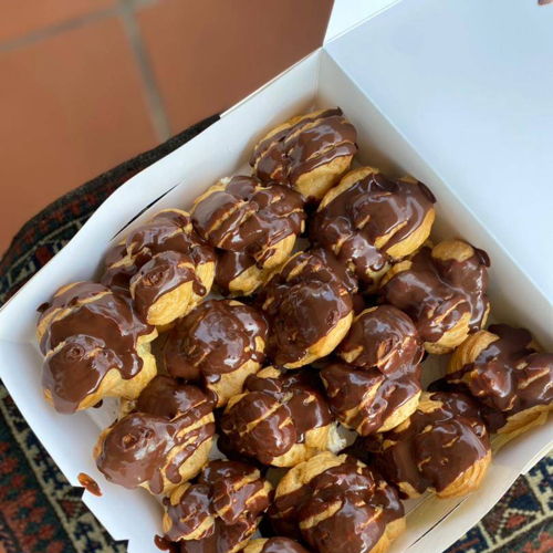Chocolate Cream Puff