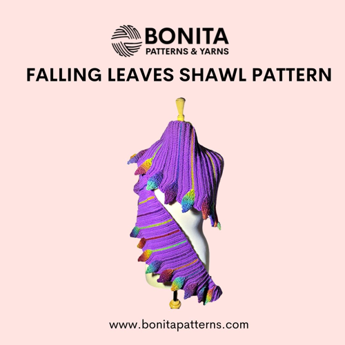 FALLING LEAVES SHAWL YARN KITS