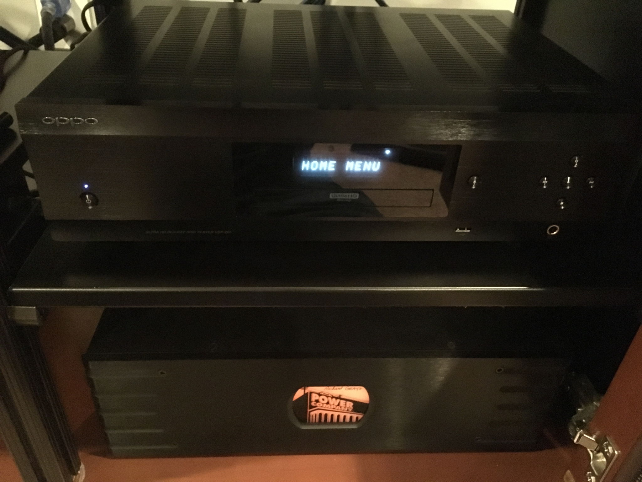 Oppo UDP-205 and Richard Gray's Power Company RGPC 1200C.