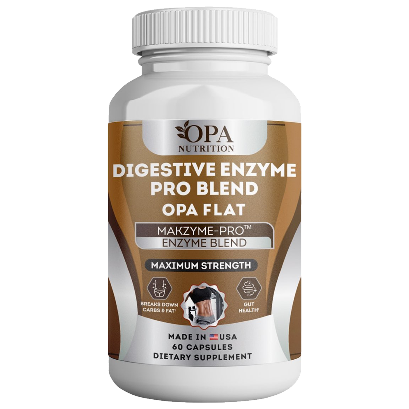 Green Tea Fat Burner for Women with Raspberry Ketone - 60 Ct. Front ingredients
