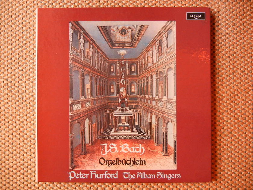 Bach - At Orgelbuchlein, The Album Singers Argon 776-8 (3LP's) Stereo