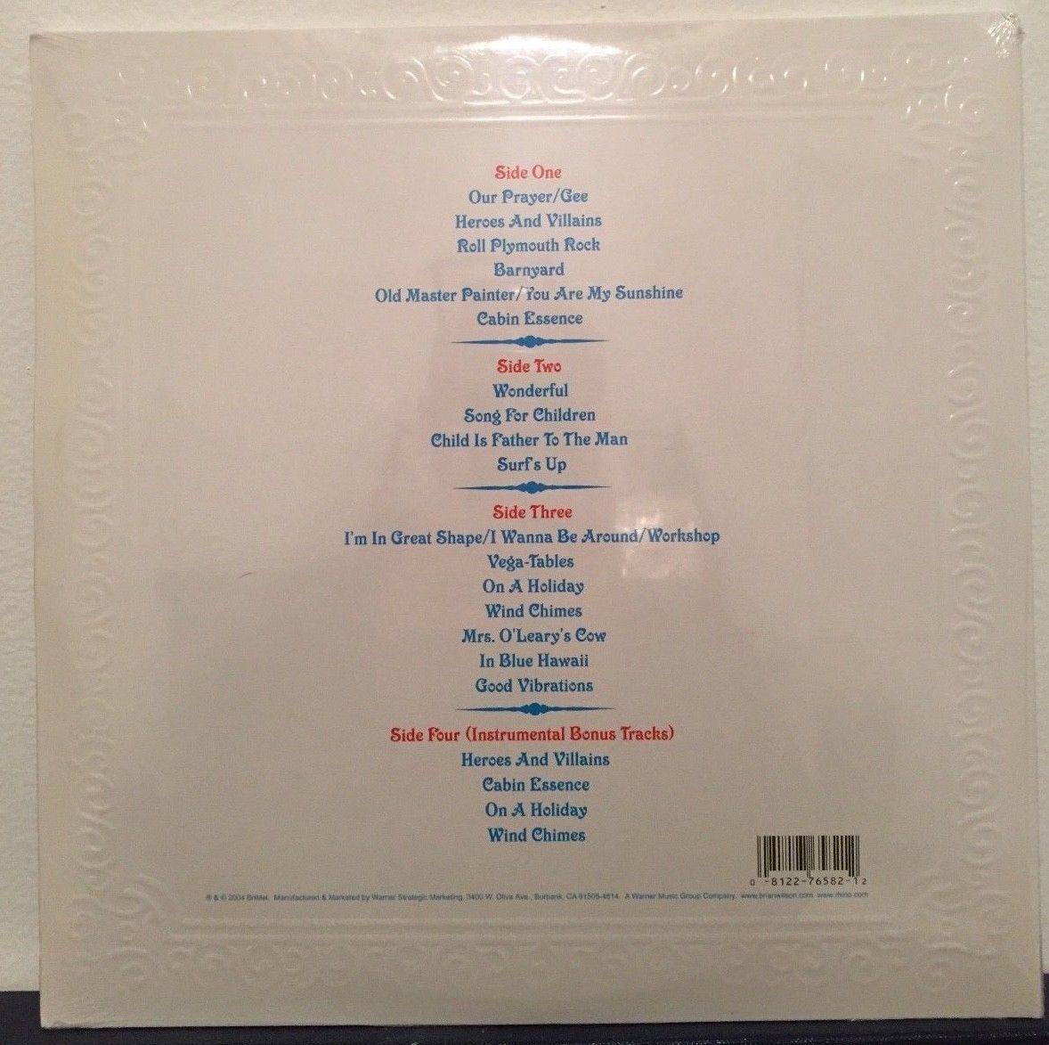 Brian Wilson - Smile - 2LPs pressed by Rhino in 2004 Ne... 2