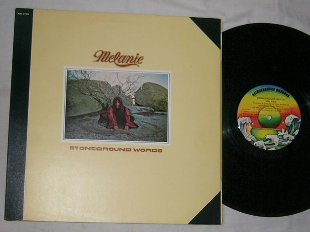 MELANIE -- - STONEGROUND WORDS-- RARE ORIG 1972 FOLK LP...