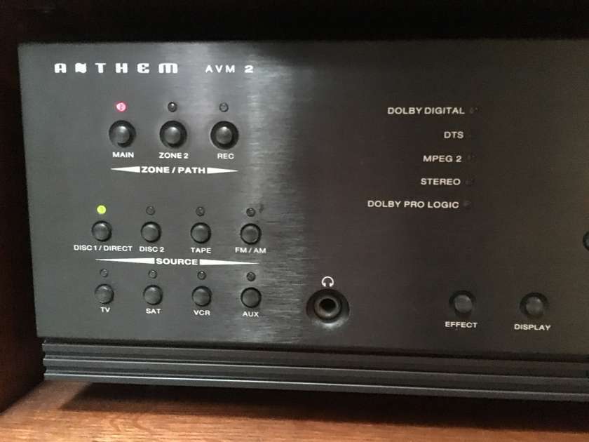 Anthem AVM-2 Free to Good Home (you pay shipping) .. some functional issues