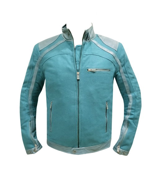LA PAZ - Blue LEATHER and WOOL