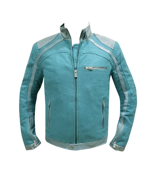 LA PAZ - Blue LEATHER and WOOL