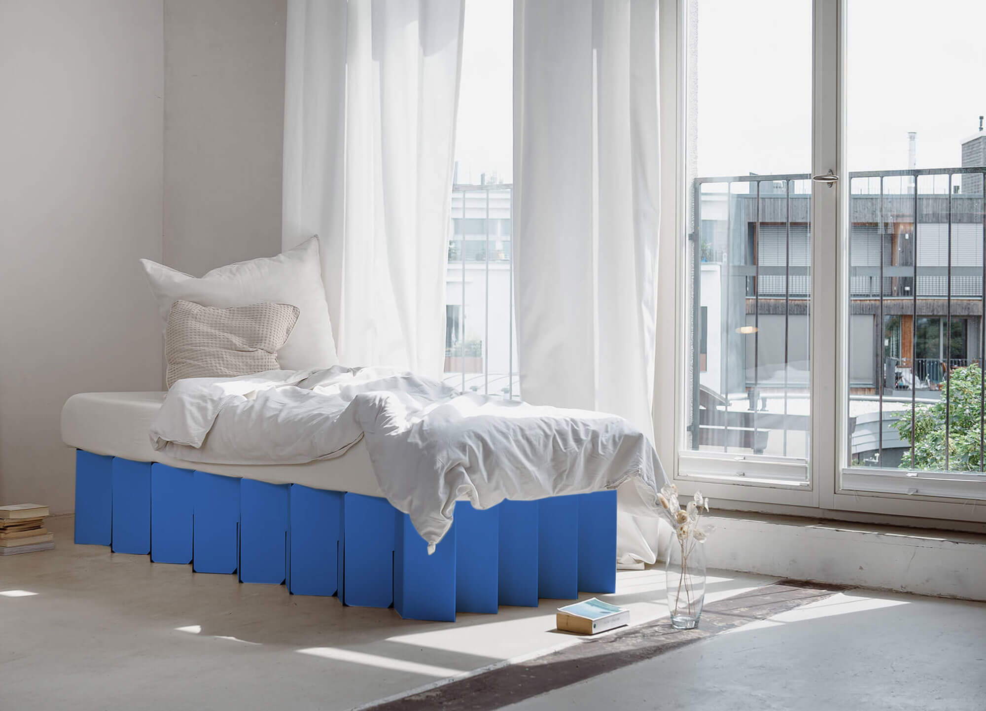 ROOM IN A BOX Bed 2.0 in pebble grey