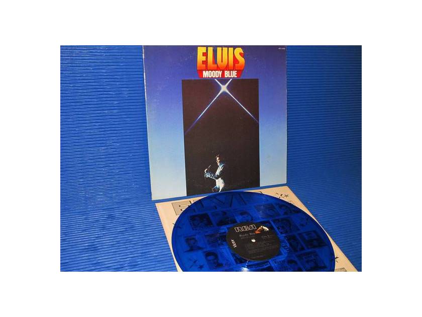 ELVIS -  - "Moody Blue" - RCA 1977 Blue vinyl