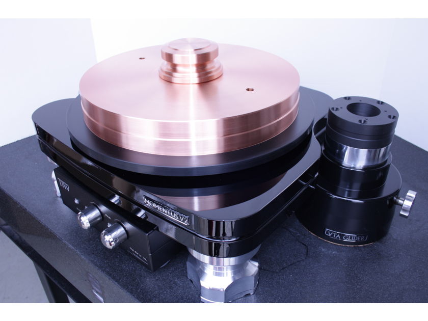 TTW Audio  MOMENTUS CU9999 Rim Drive Turntable 40 KG/88Lb Pure Copper Platter