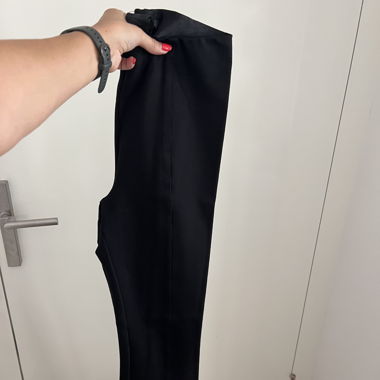 Make Black stretch pants - wide ankle