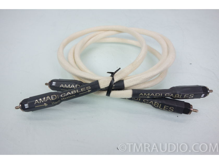 Amadi Cables;  Barb Masters 1 Meter RCA Cables;  Pair