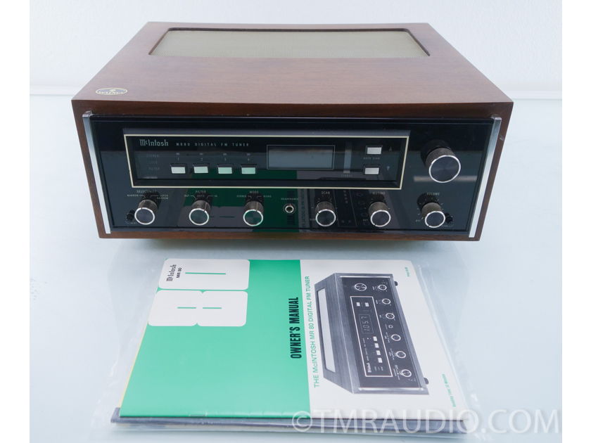McIntosh  MR80 Vintage FM Tuner; Just Serviced (1211)