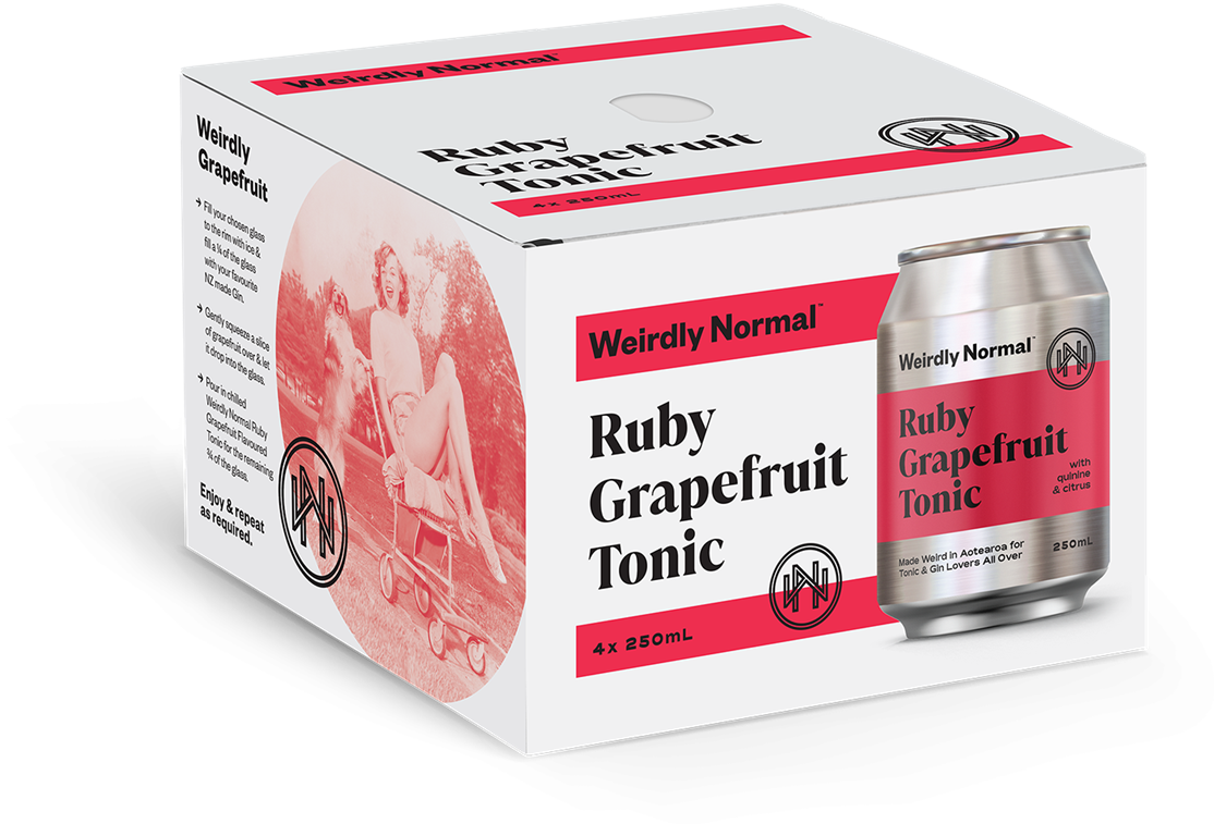 Weirdly Normal Ruby Grapefruit Tonic
