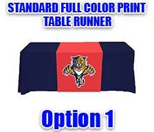 printed table runner full color print standard polyester