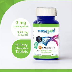 3 mg L-Methylfolate + 3.75 mg Active B12 Supplements