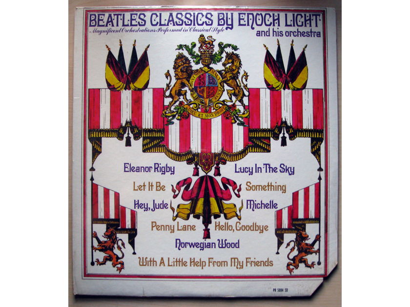 Enoch Light Orchestra - Beatles Classics By Enoch Light - QUADRAPHONIC - SEALED 1974 Project 3 Records PR 5084 SD