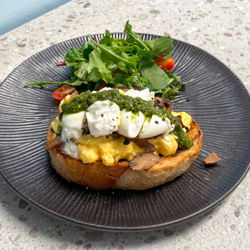 Mushroom & Burrata Toast (V)