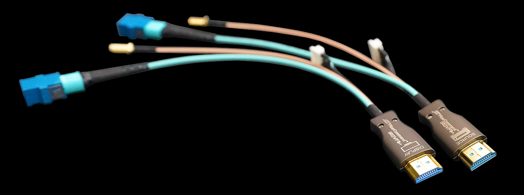 Kramer Plenum Rated fiber hdmi for 4k 8k 120hz hdr arc earc