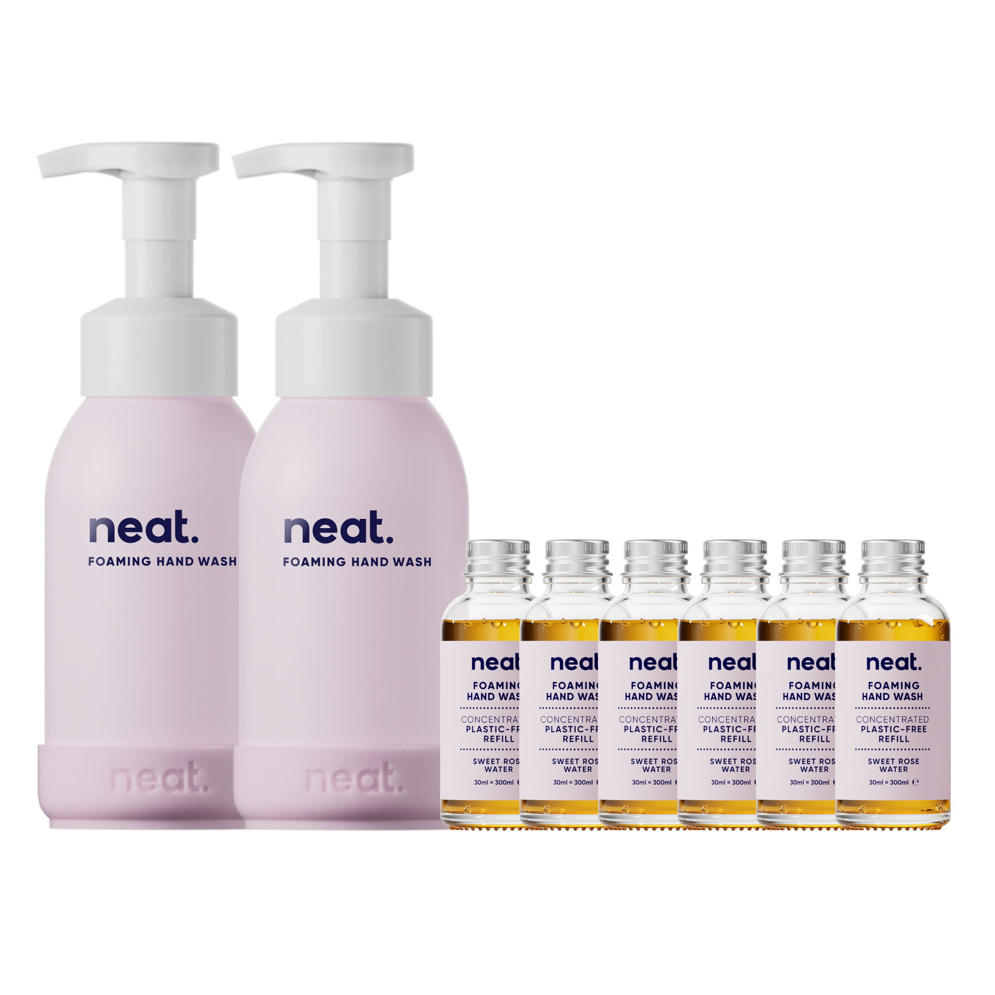 Neat. The Foaming Hand Wash Bundle - Sweet Rose Water.png