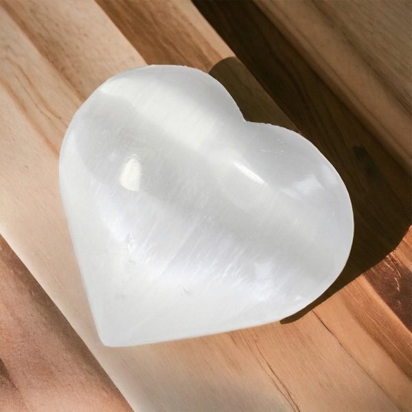 Selenite Heart 5-6cm