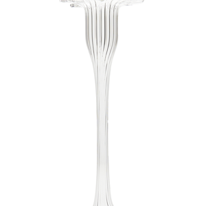 Moda Domus Medium Floral Glass Candle Stick