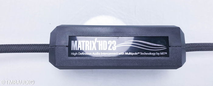 MIT Matrix HD23 RCA Cables 1m Pair Interconnects w/ Adj...