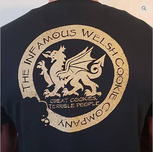 The Infamous Welsh Cookie Company IWCC T-Shirt Celtic Festival Online