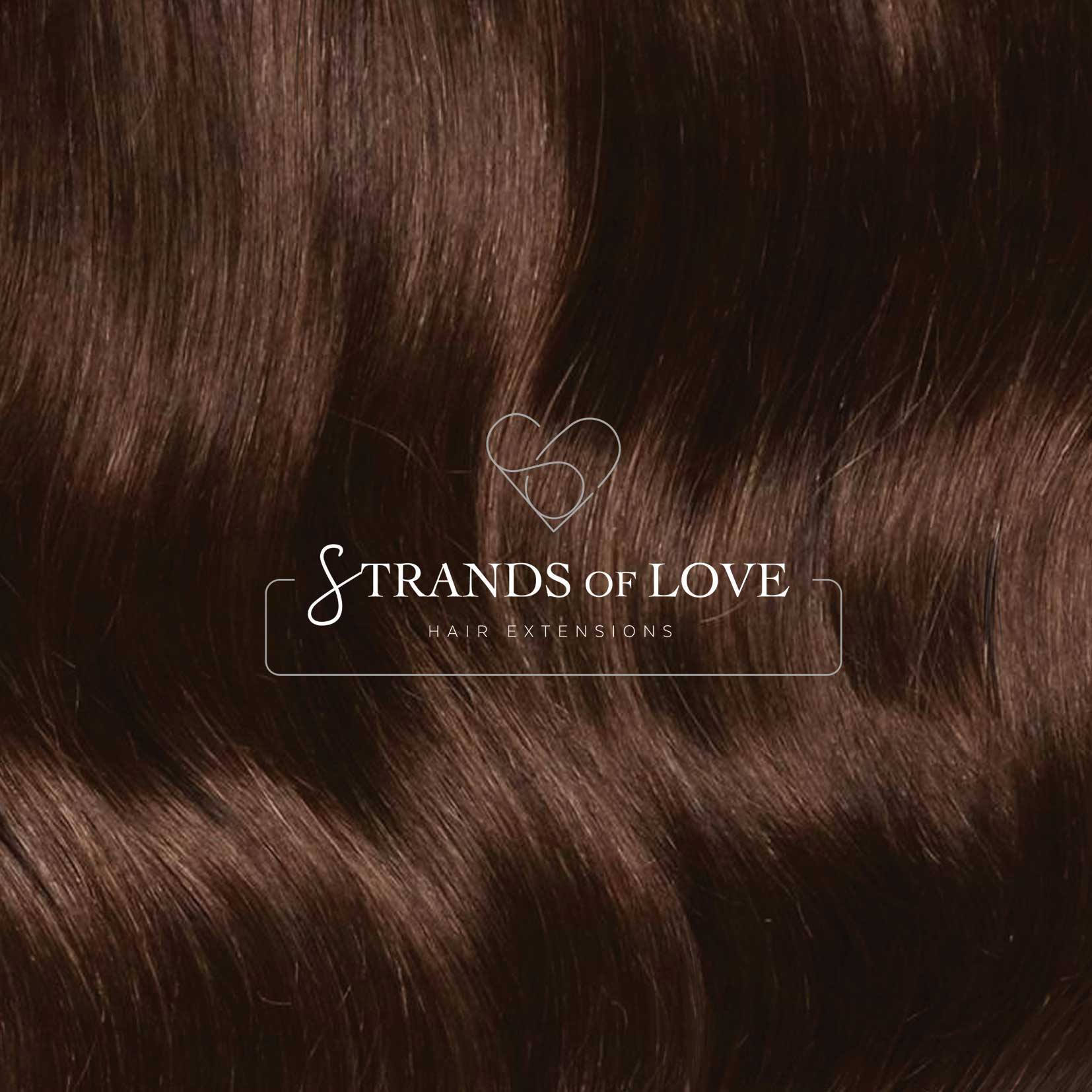 Strands Of Love Hair Extensions Colour Dark Auburn