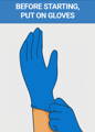Before Using Graffiti Wipes put on Gloves