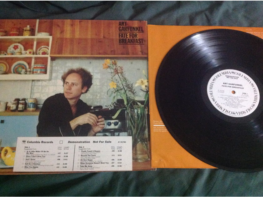 Art Garfunkel  - Fate For Breakfast White Label Promo LP NM