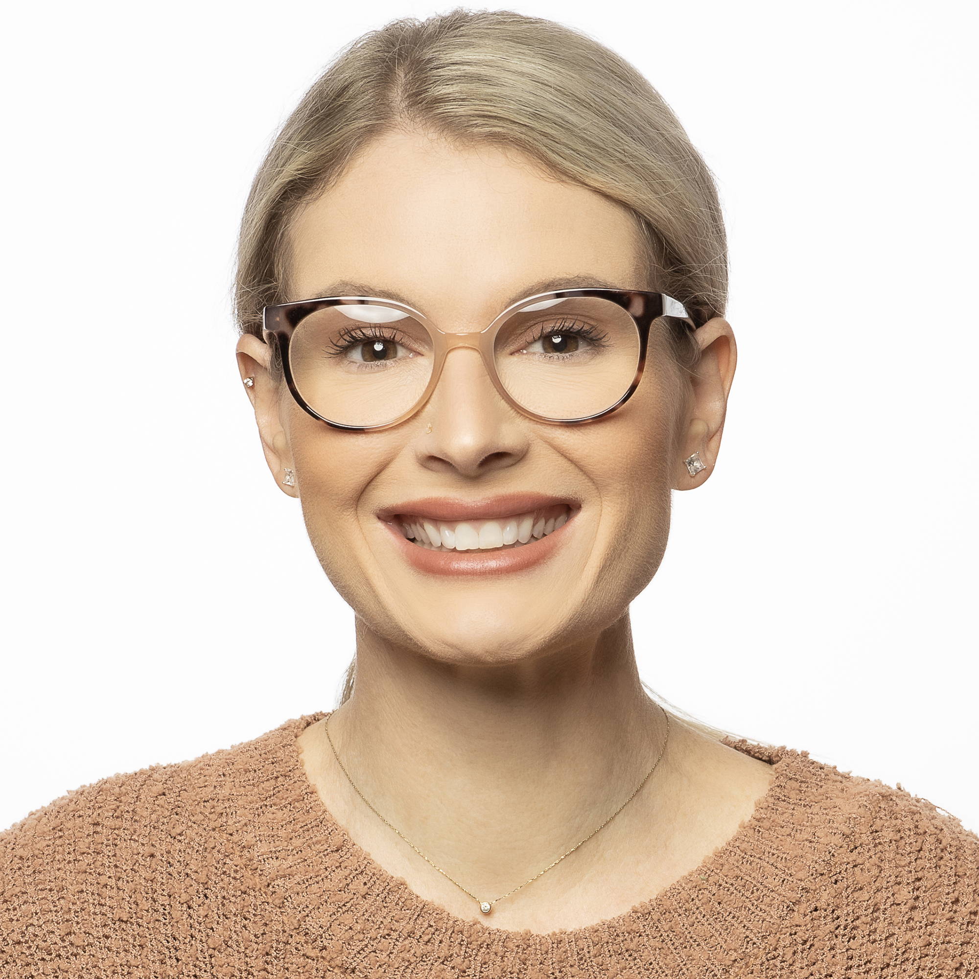 Round Large Reading Glasses for Women R-731