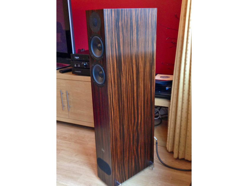 PMC Fact 8 Tiger Ebony Tower Speakers - Matched Pair 99.99% New