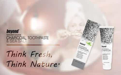 BEYOND Nature Series Teeth Whitening Toothpaste - Charcoal Sea Salt (BY-OC042)