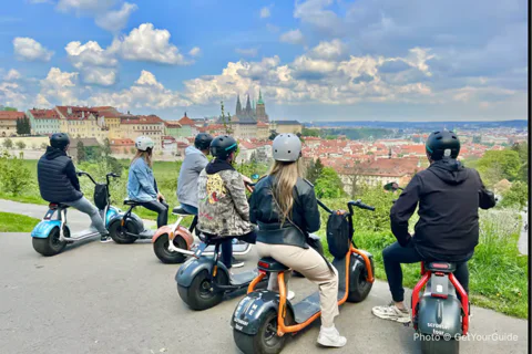 Prague: Fat Tire E-Scooter Guided Tour