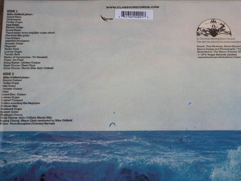 Mike Oldfield - Tubular Bells   Classic Records Quiex SV-P 200g vinyl [Sealed] OOP!