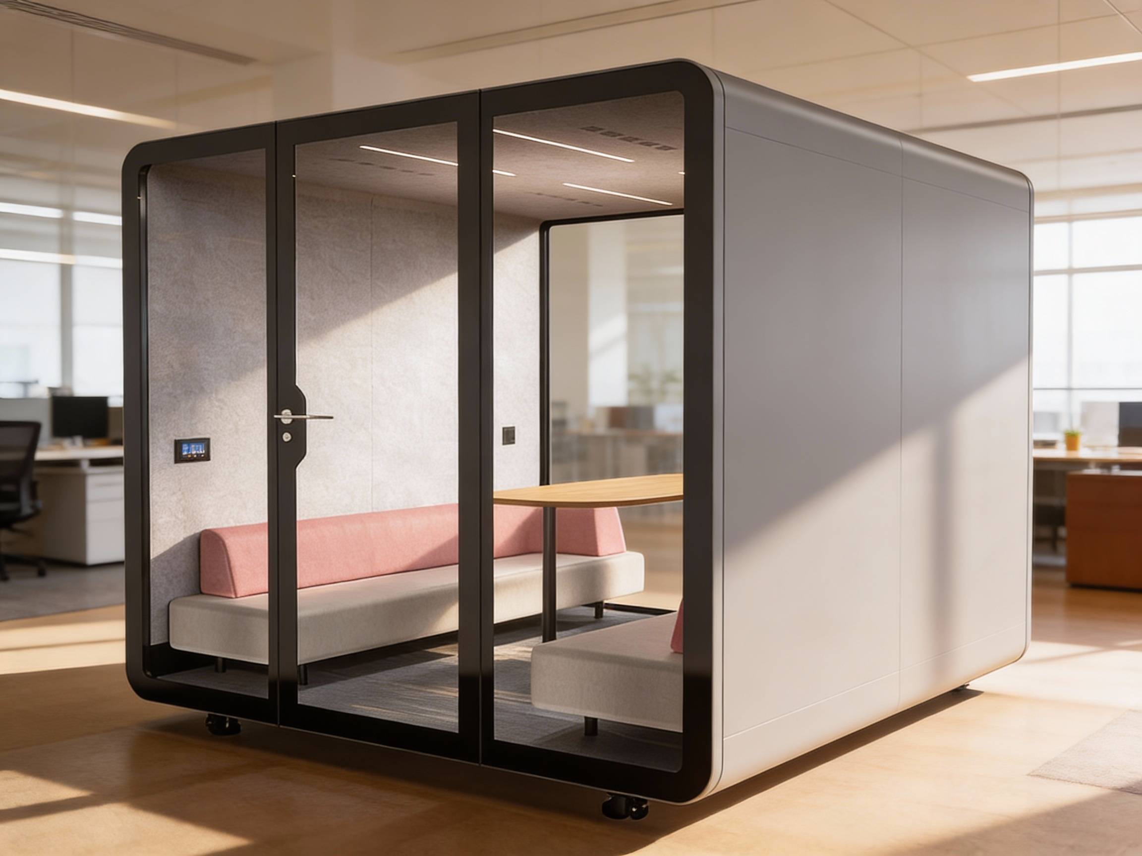 office soundproof phone booth, meeting pods