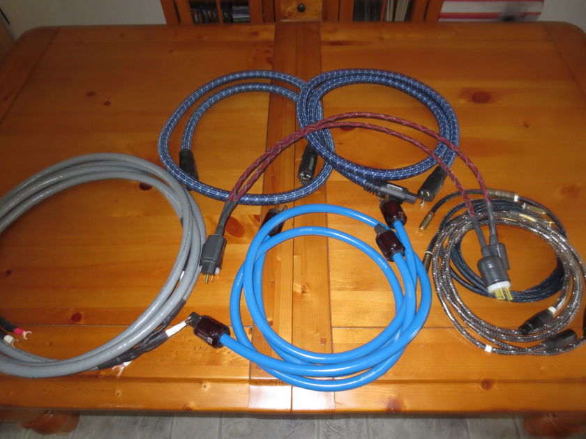 HIFI CABLE LOT VARIOUS BRANDS