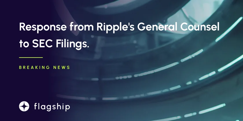 Response from Ripple's General Counsel to SEC Filings