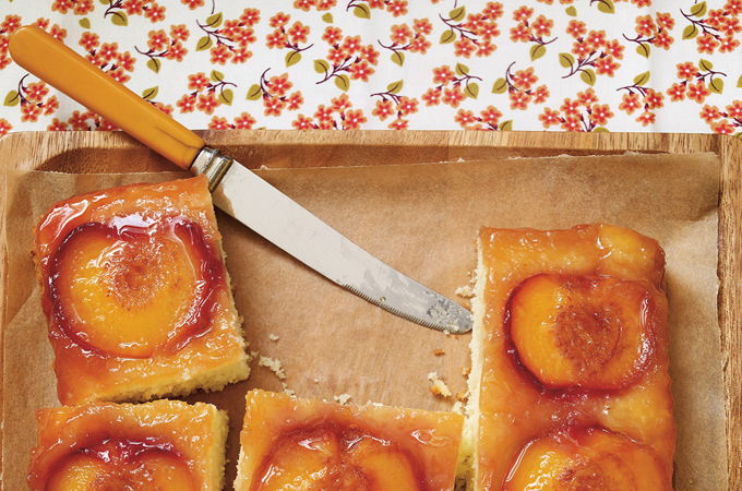 Peach Upside-Down Cake