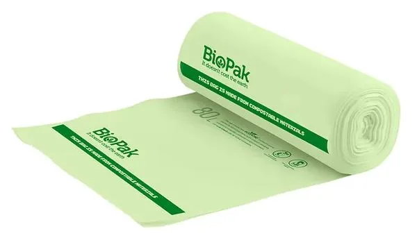 80L Bin Liner - 1,050x820mm - 0.023mm - 12x20 - green