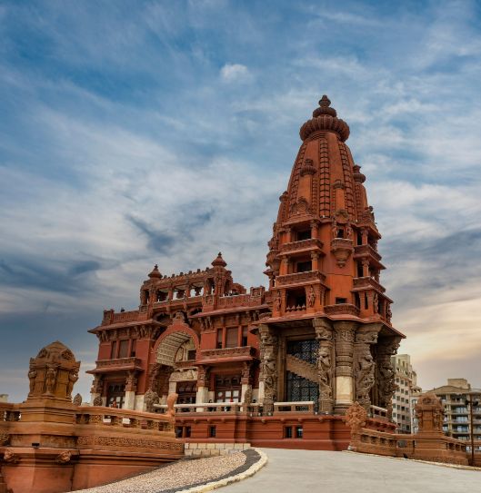 The Famous Baron Palace in Heliopolis, Cairo, Egypt, Dec,2020