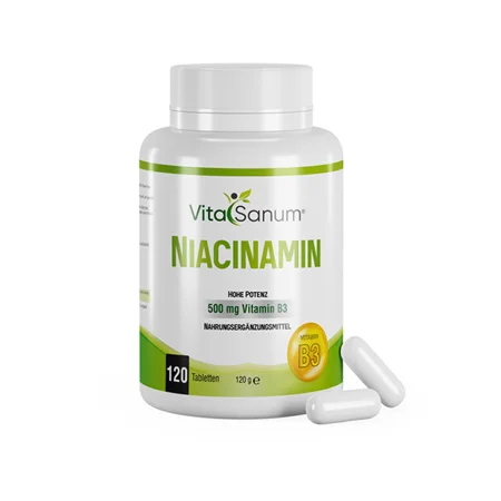 Niacinamid - 120 Tabletten 500mg
