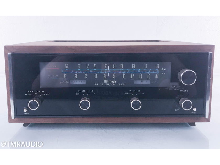 McIntosh MR 73 Vintage AM / FM Tuner; MR73 w/ Walnut Cabinet (11703)
