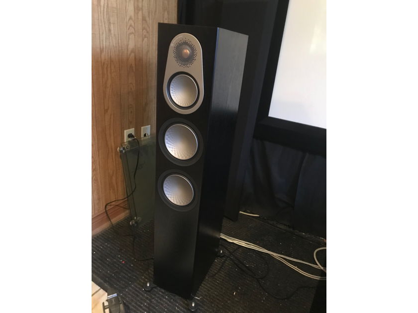 Monitor Audio Silver 300 Loudspeakers Black Mint Almost New $lowered.