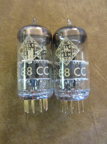 Telefunken E88CC / 6922 Platinum Grade Matched Pair