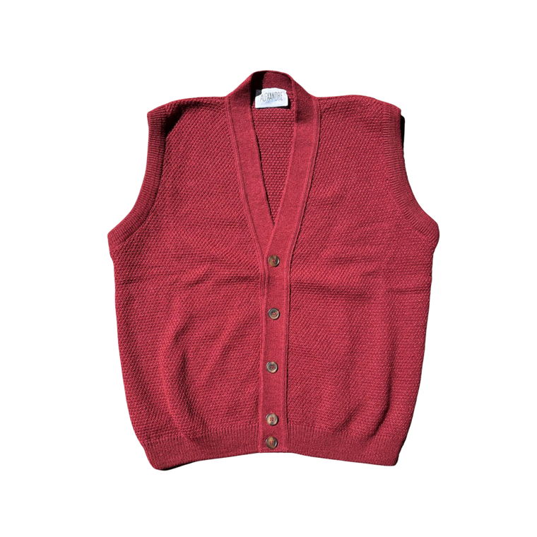 Vintage Alexandre Knitted Vest - L